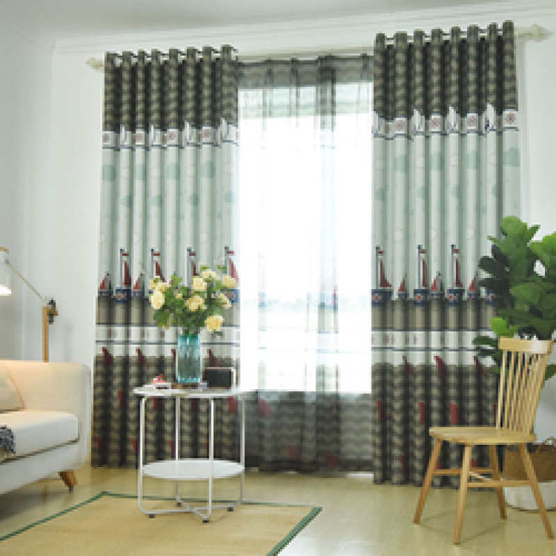 Home Decor kids Bed Room Print Blackout Curtain, Best Selling Products Ready Made Bed Curtain/