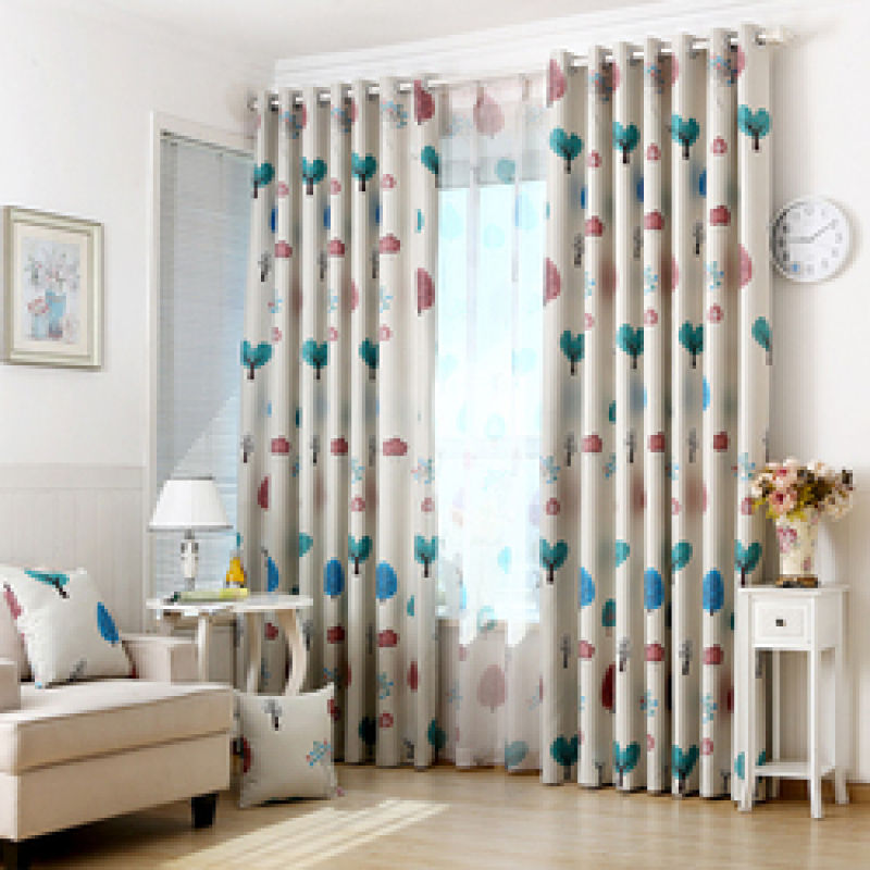 Home Decor kids Bed Room Print Blackout Curtain, Best Selling Products Ready Made Bed Curtain/