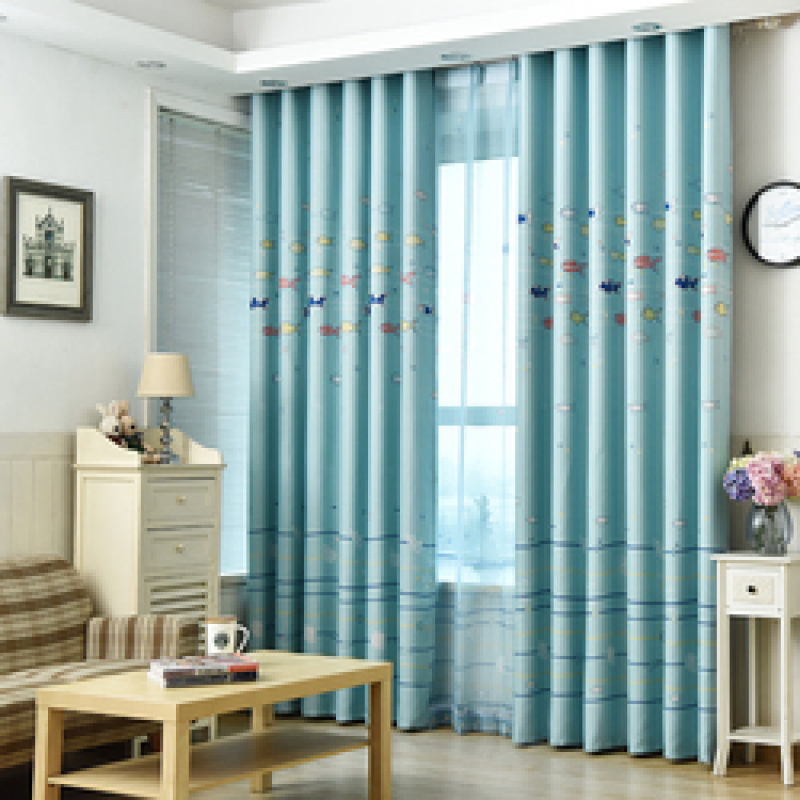 Home Decor kids Bed Room Print Blackout Curtain, Best Selling Products Ready Made Bed Curtain/