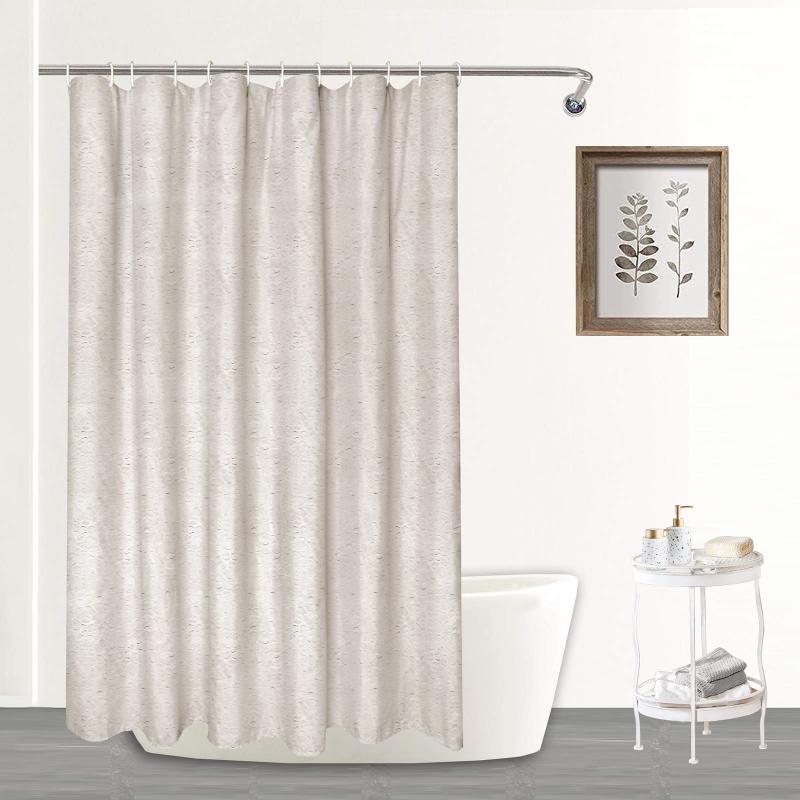 Custom  Flowers Plants Shower Curtains,  Polyester Waterfall Landscape Print Bath Curtain$