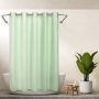 Custom  Flowers Plants Shower Curtains,  Polyester Waterfall Landscape Print Bath Curtain$