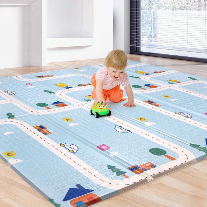 Foldable Floor Mat Carpet Xpe Foam Baby Crawling Play Mat toys for childrenPuzzle Mat Baby Gym