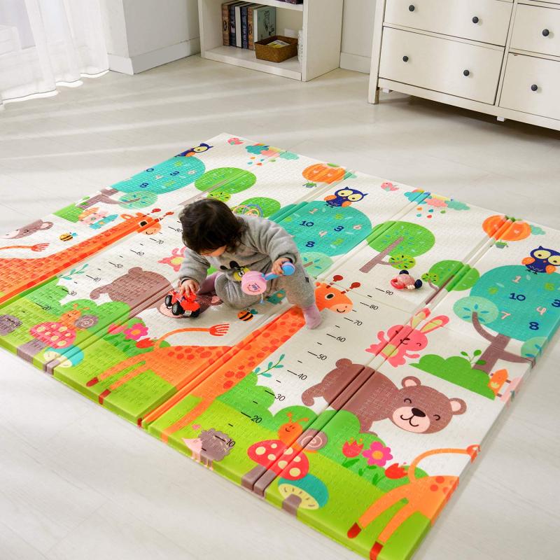Foldable Floor Mat Carpet Xpe Foam Baby Crawling Play Mat toys for childrenPuzzle Mat Baby Gym