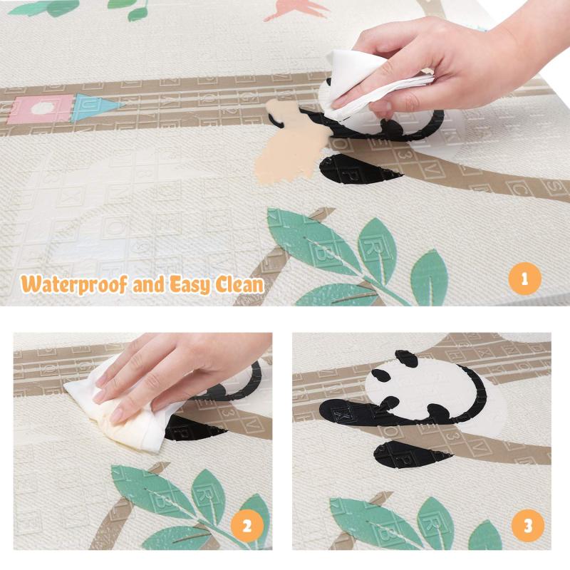 Foldable Floor Mat Carpet Xpe Foam Baby Crawling Play Mat toys for childrenPuzzle Mat Baby Gym