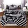 Student Dormitory Geometric Printed Baby Bedsheet, 4 Piece Set Children's Bedding Bedding Sets/
