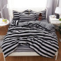 Student Dormitory Geometric Printed Baby Bedsheet, 4 Piece Set Children's Bedding Bedding Sets/