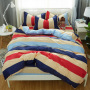 Student Dormitory Geometric Printed Baby Bedsheet, 4 Piece Set Children's Bedding Bedding Sets/