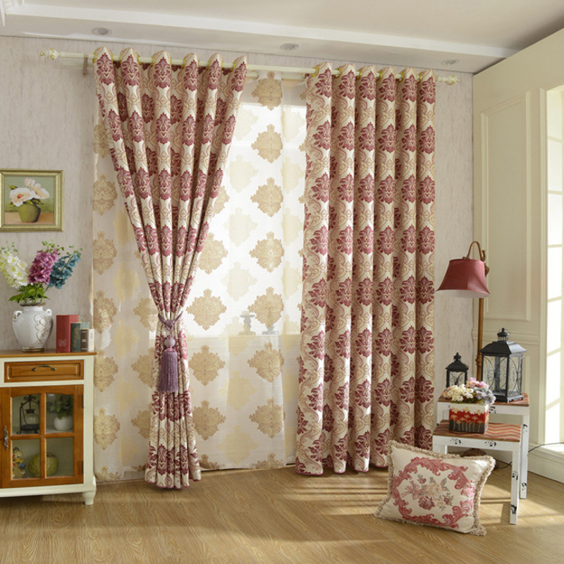Decoracion Para El Hogar Jacquard Window Curtain Patterns, Decoracion Para El Hogar Grommet Rideaux Dubai/