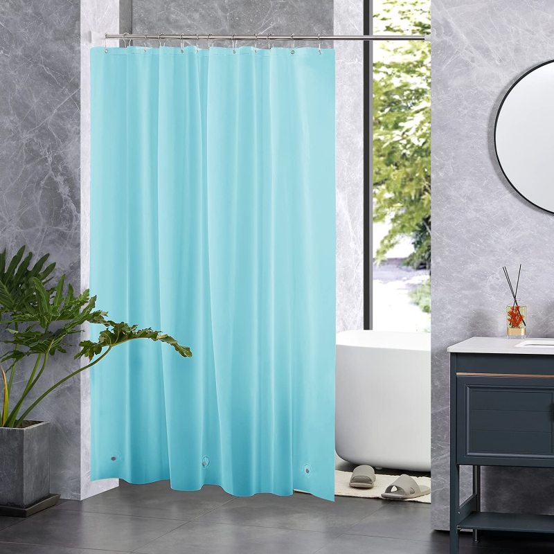 2022 hot sale fashion square shower curtain shower curtain tirai kamar mandi Shower Bath Curtains Set