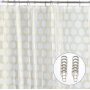 2022 hot sale fashion square shower curtain shower curtain tirai kamar mandi Shower Bath Curtains Set