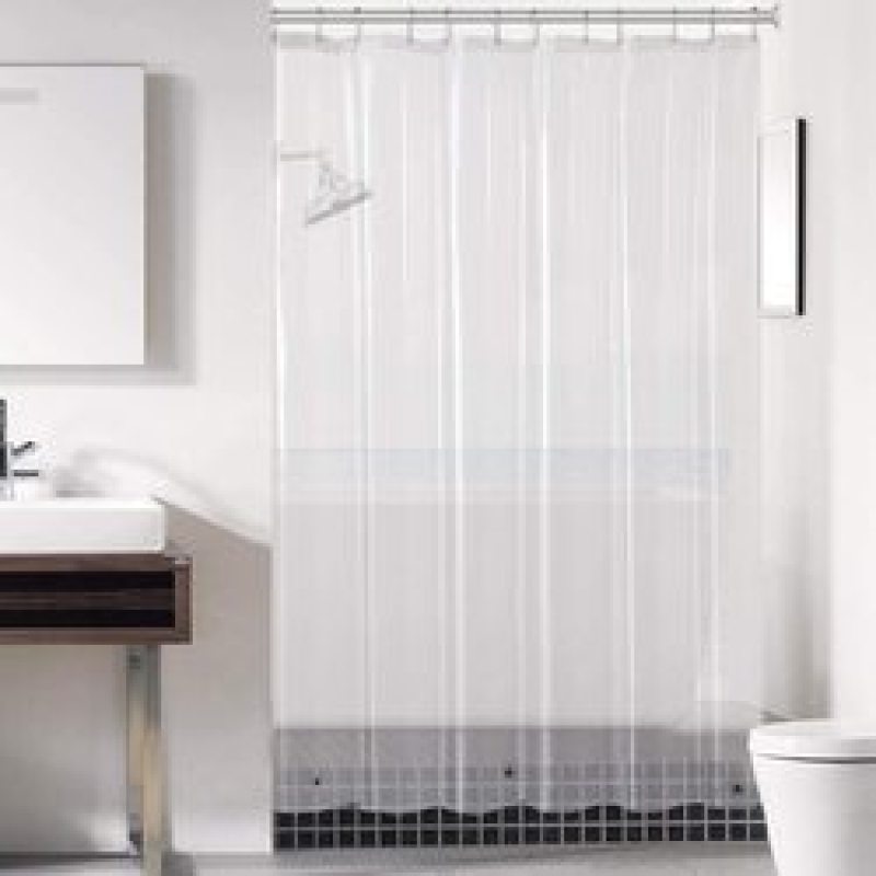 2022 hot sale fashion square shower curtain shower curtain tirai kamar mandi Shower Bath Curtains Set