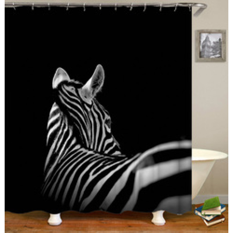 Designers thick waterproof wholesale eco friendly shower curtains set polyester New Design bath shower curtain