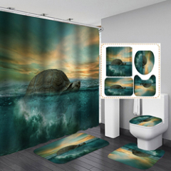 Wholesale Design Custom Shower Curtain Printing, Custom Printed Wholesale Decor Shower Curtain For Bathroom/
