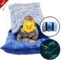 Dinosaur Sleeping Bag Glow-in-the-dark Dinosaur Sleeping Bag Boy Sleeping Bag - Plush luminous T-Rex Children's sleeping mat