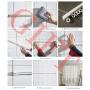 solid ready made blackout checkered linen curtains for bedroom windows