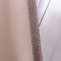 solid ready made blackout checkered linen curtains for bedroom windows