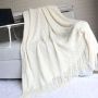 Throw Blanket Textured Solid Soft Sofa Couch Cover Decorative Knitted Blanket Weighted Knit Blanket