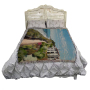 Double sided tassel texture sofa cover towel woven blanket for sofa cover blanket
