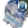 Double sided tassel texture sofa cover towel woven blanket for sofa cover blanket