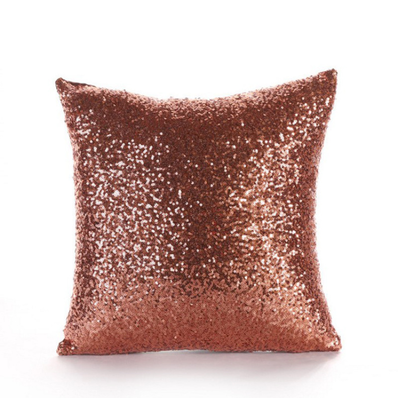 Pillow Cushion Cover Cushion Cover Cushion Sequin/ for Sofa, European Stock Lots Red CAR Chair Handmade 100% Polyester Square