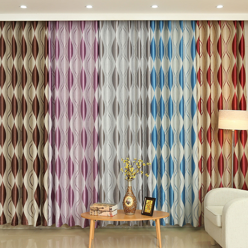Mercado Mayorista Jacquard Curtain, Cheap Blackout Curtain/