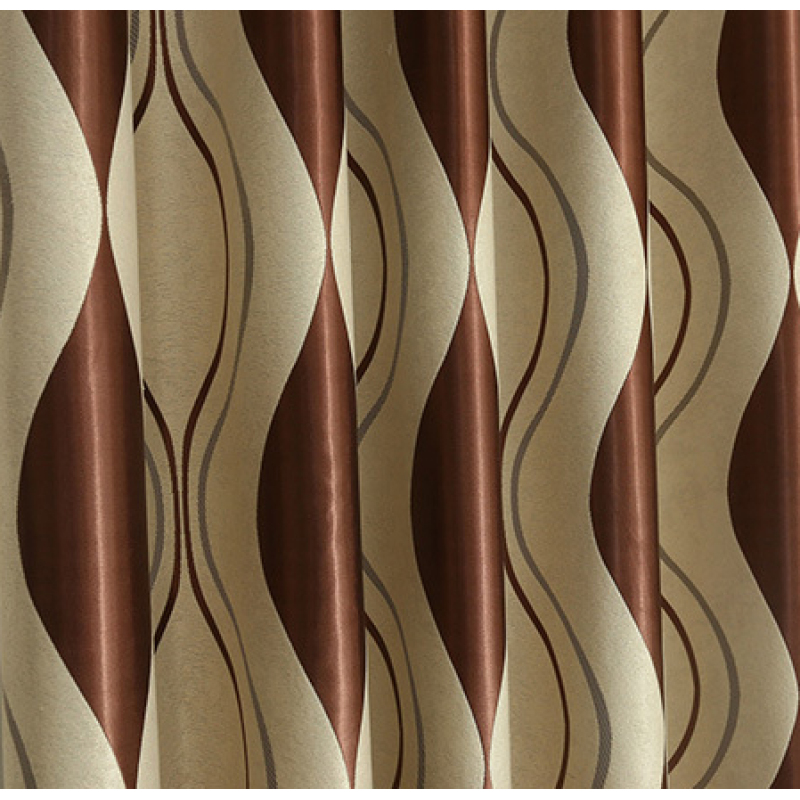 Mercado Mayorista Jacquard Curtain, Cheap Blackout Curtain/