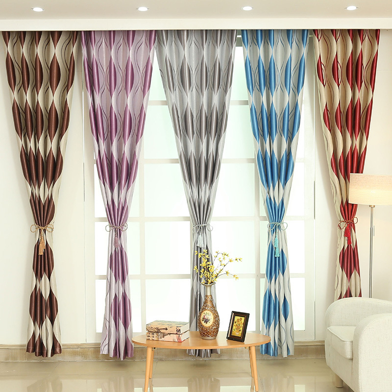 Mercado Mayorista Jacquard Curtain, Cheap Blackout Curtain/