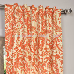 hot sale high quality customized flowered roll blind magnetic door curtain