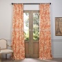 hot sale high quality customized flowered roll blind magnetic door curtain