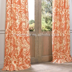 hot sale high quality customized flowered roll blind magnetic door curtain