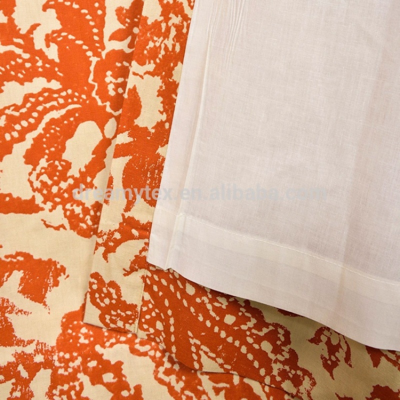 hot sale high quality customized flowered roll blind magnetic door curtain