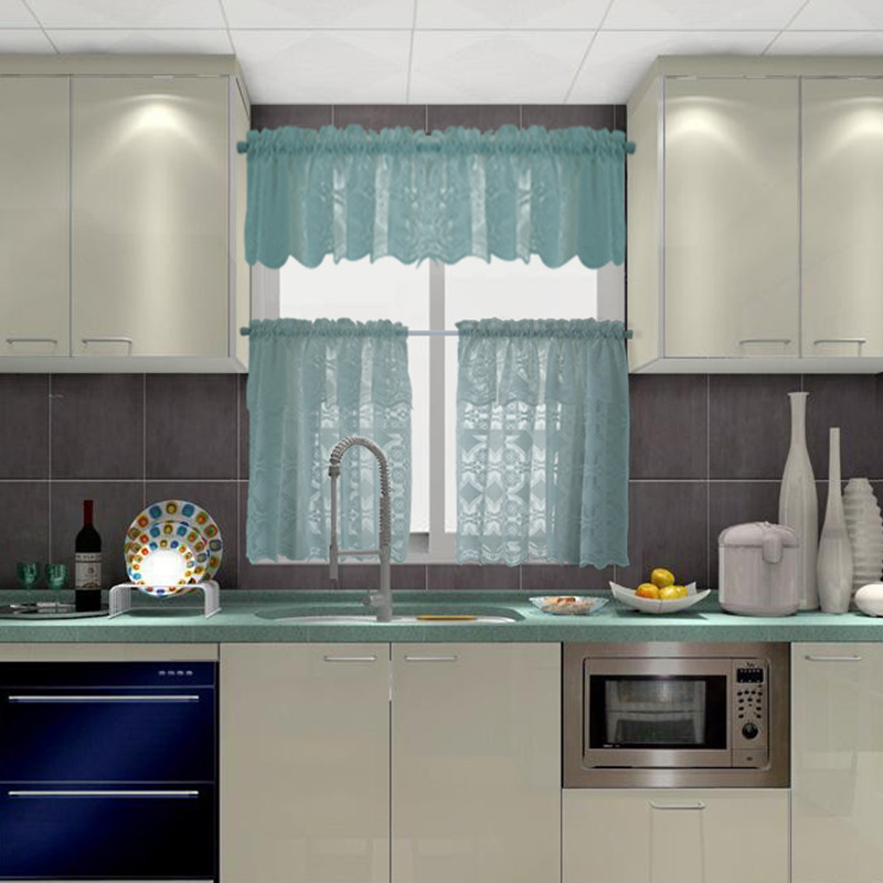 Cortinas For Homecortina De Cocina,Kitchen Lace Curtains Set#