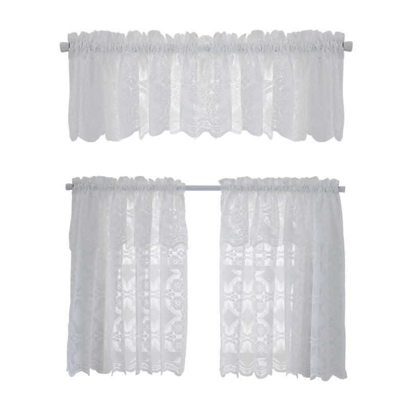 Cortinas For Homecortina De Cocina,Kitchen Lace Curtains Set#