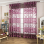 China Suppliers Jacquard Sheer Fabric Curtain, Muestra Gratis De Productos Sheer Gordijnen/