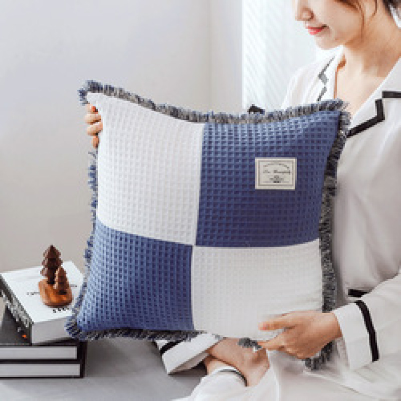 Tassel Cushion Cover, Protect The waist Cushion Cover  wholesale Cotton Cushion Cover/