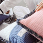Tassel Cushion Cover, Protect The waist Cushion Cover  wholesale Cotton Cushion Cover/