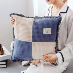 Tassel Cushion Cover, Protect The waist Cushion Cover  wholesale Cotton Cushion Cover/