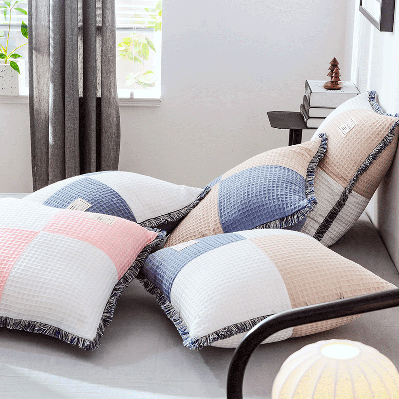 Tassel Cushion Cover, Protect The waist Cushion Cover  wholesale Cotton Cushion Cover/