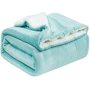 Home Textile Soft Solid Blanket Fleece Flannel Blanket Adult Sofa Bedding Red Green Blue Flannel Throw Blankets for Beds