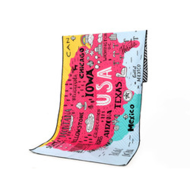 High Quality Beach Towel Custom,Newest Popular Beach Towel with Bag, Microfiber Yoga Towel*