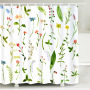 China supplier cheap price Custom Printed Polyester Bathroom shower Curtain