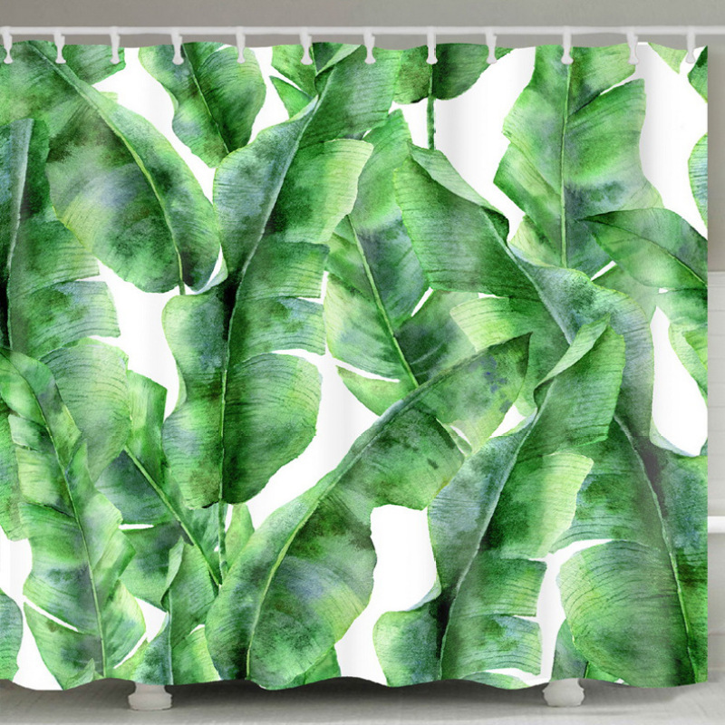 China supplier cheap price Custom Printed Polyester Bathroom shower Curtain