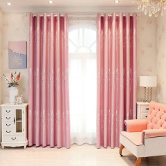 Simple Style Shading Cloth Finished Curtain, Tencel Jacquard Tulip Curtain Fashion /