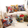 Embroidery Picasso Impressionism Cushion Cover, Cotton Canvas  Cartoon Cushion Cover /