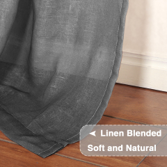 ready made formaldehyde free washable and durable ombre sheer  curtain