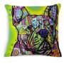 Cartoon Cotton linen Cute Dog Pillow Cheap Cushion Cover,Fabric Painting Designs Cushion Cover/