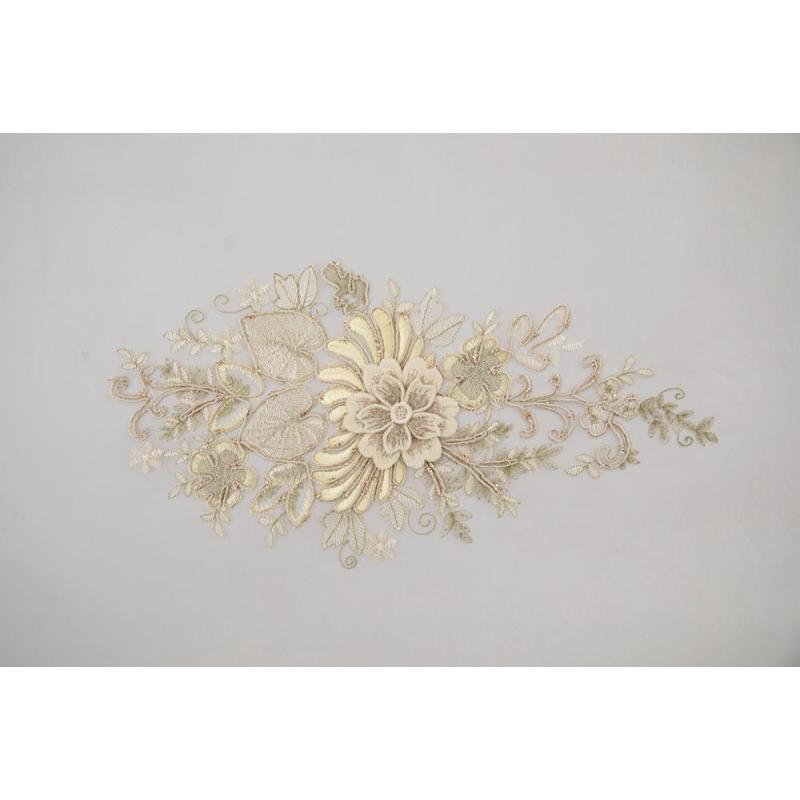 Tissu de rideau transparent Shaoxing Textile, rideau de fenêtre en tissu transparent de luxe de style européen avec broderie blanche #