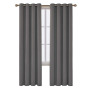 High quality 100% Polyester grey living room blackout curtains stocklot