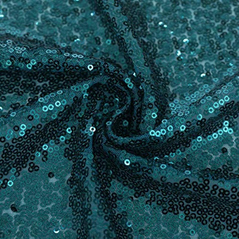 Wholesale Black Sequins Glitter Sparkly Iridescent Shimmer Decorative Rectangle Tablecloth For Wedding Party