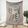 Cats Bohemia Throw Blanket Sofa Covers Tassel Dust Cover Air Conditioning Blankets for Bed Bedroom Decor/